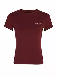 TOMMY JEANS | T-Shirt | dunkelrot