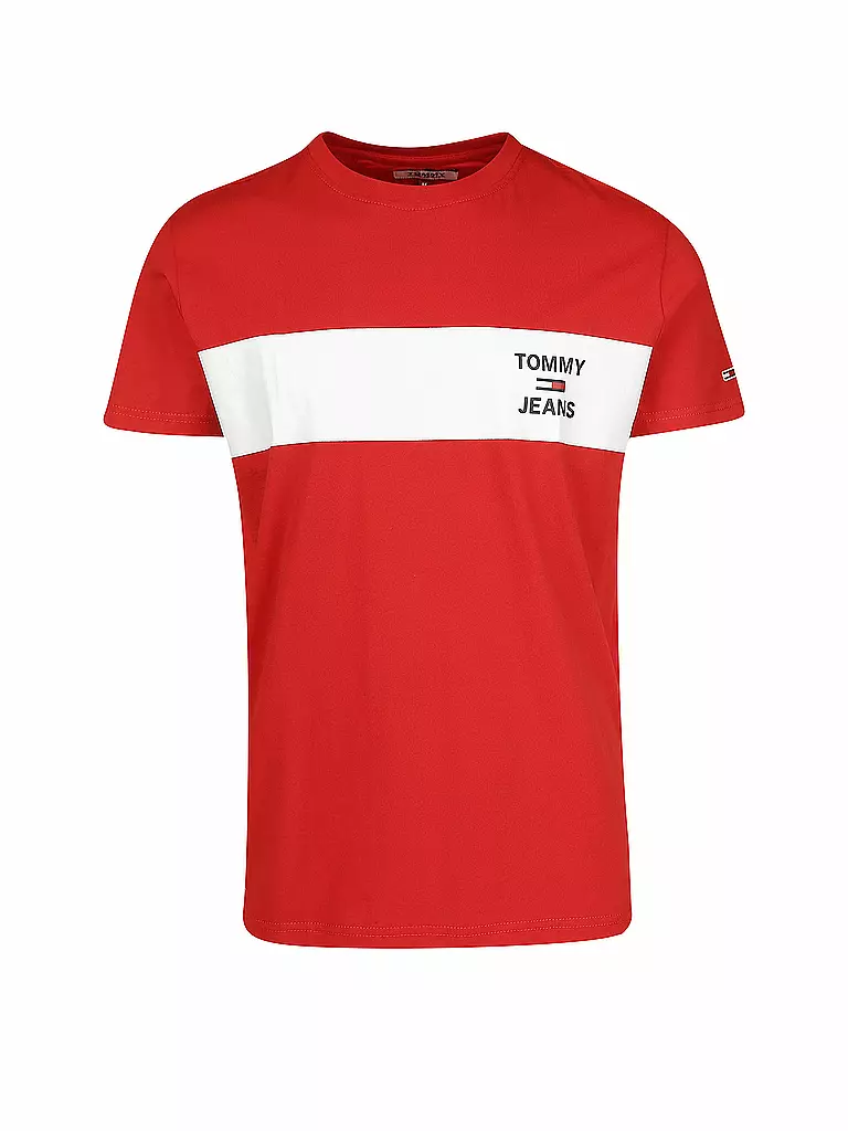 TOMMY JEANS | T-Shirt | rot