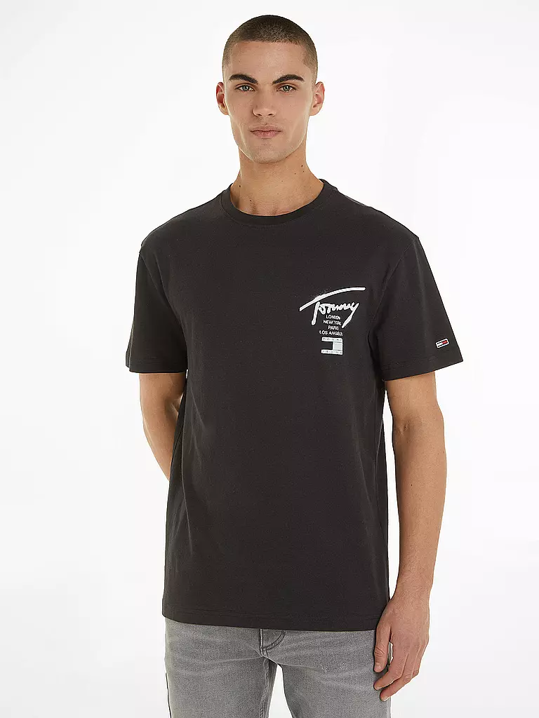 TOMMY JEANS | T-Shirt | schwarz