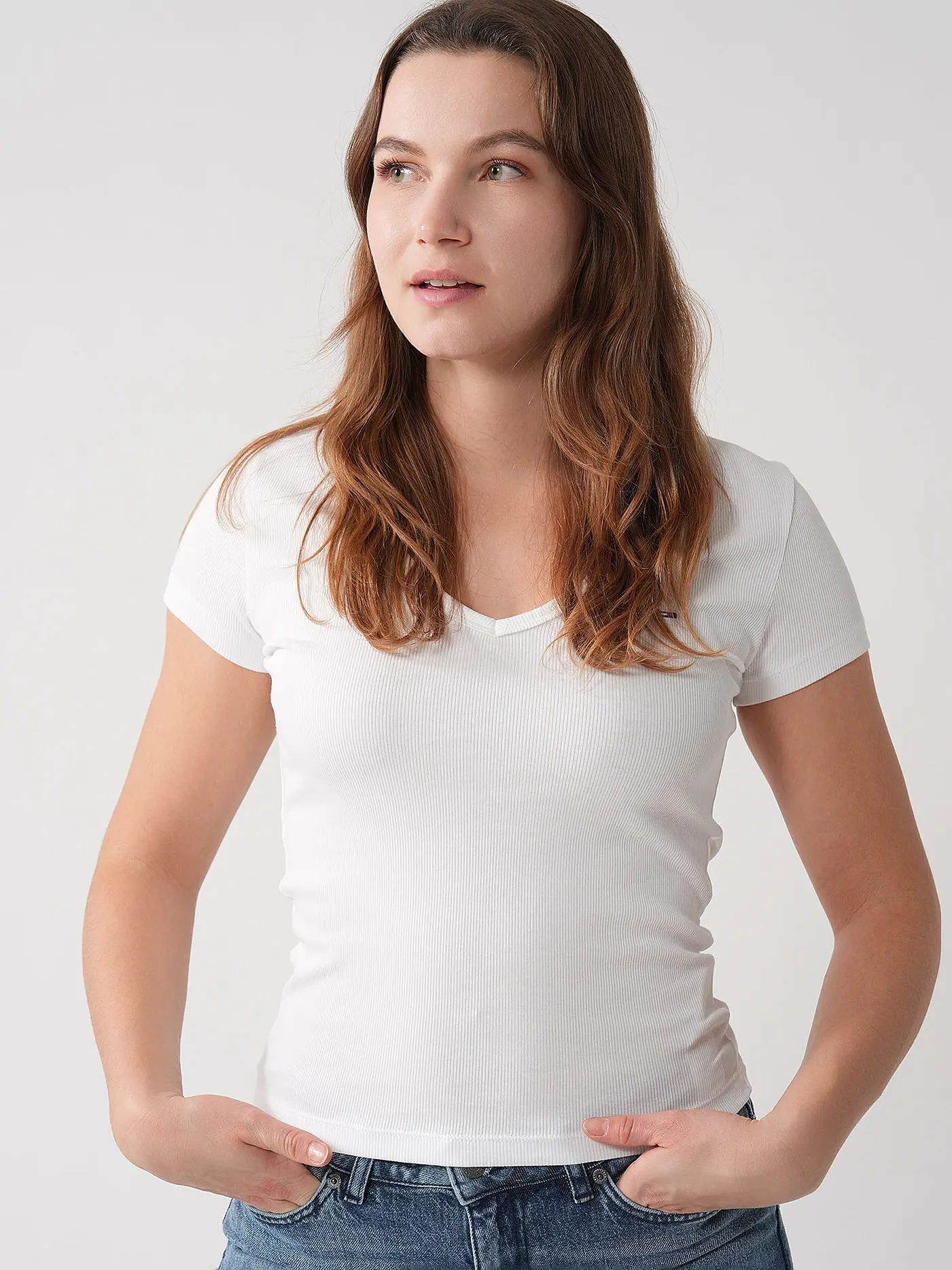 TOMMY JEANS | T-Shirt | weiss