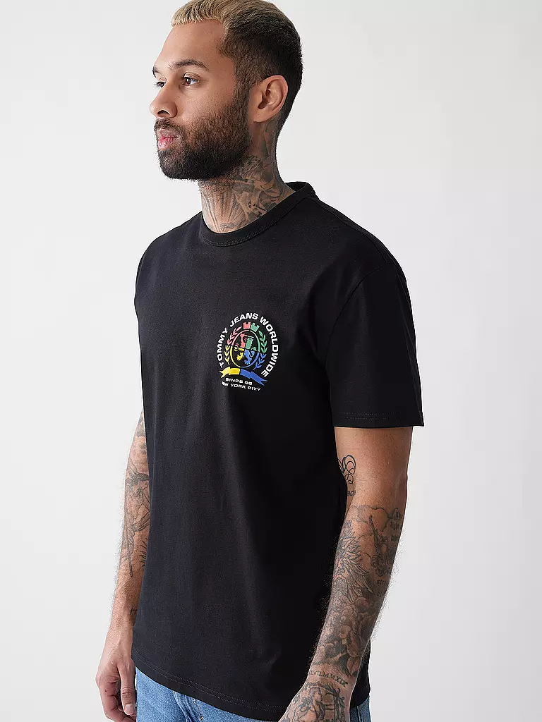 TOMMY JEANS | T-Shirt | schwarz