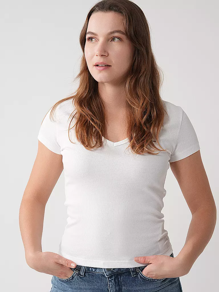TOMMY JEANS | T-Shirt | weiss