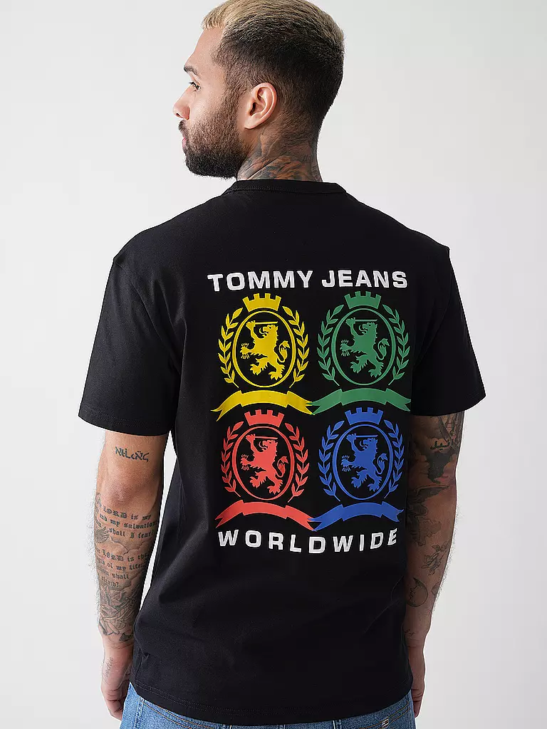 TOMMY JEANS | T-Shirt | schwarz