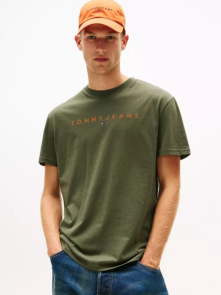 TOMMY JEANS | T-Shirt | olive