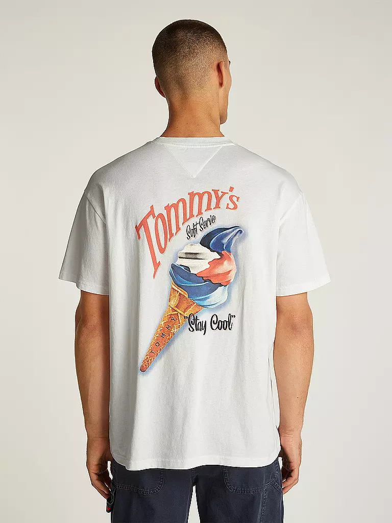 TOMMY JEANS | T-Shirt | weiss