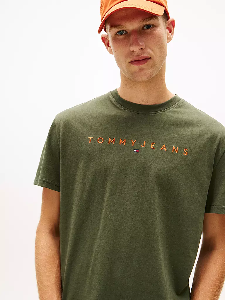 TOMMY JEANS | T-Shirt | olive