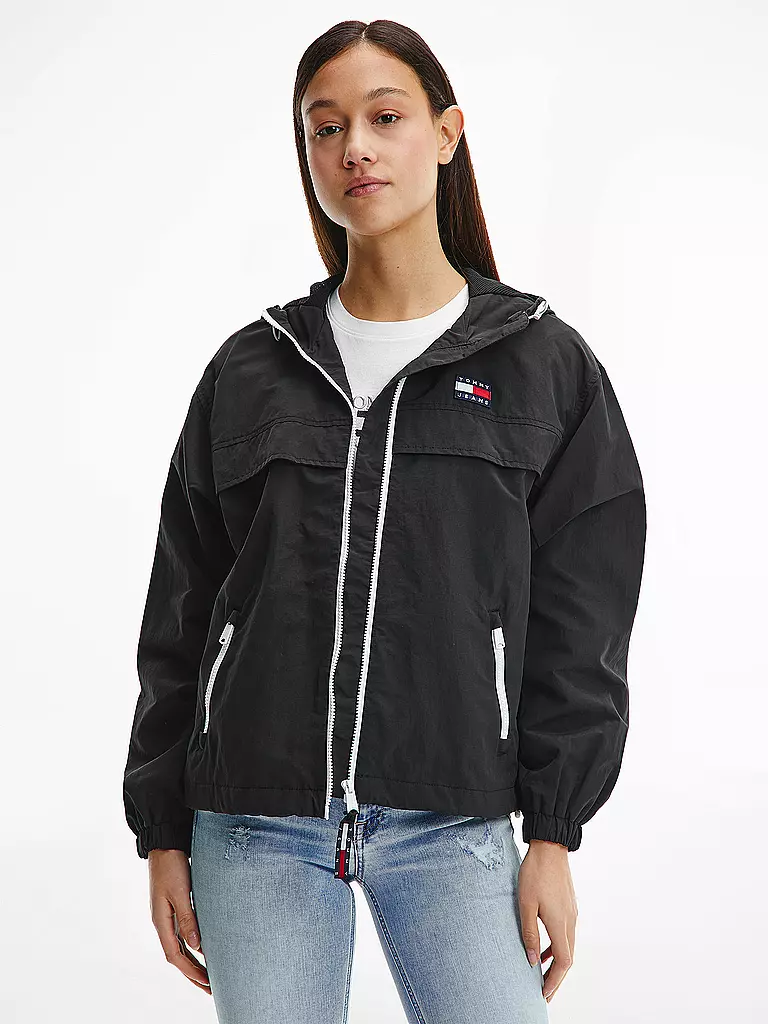 TOMMY JEANS | Windbreaker CHICAGO | schwarz