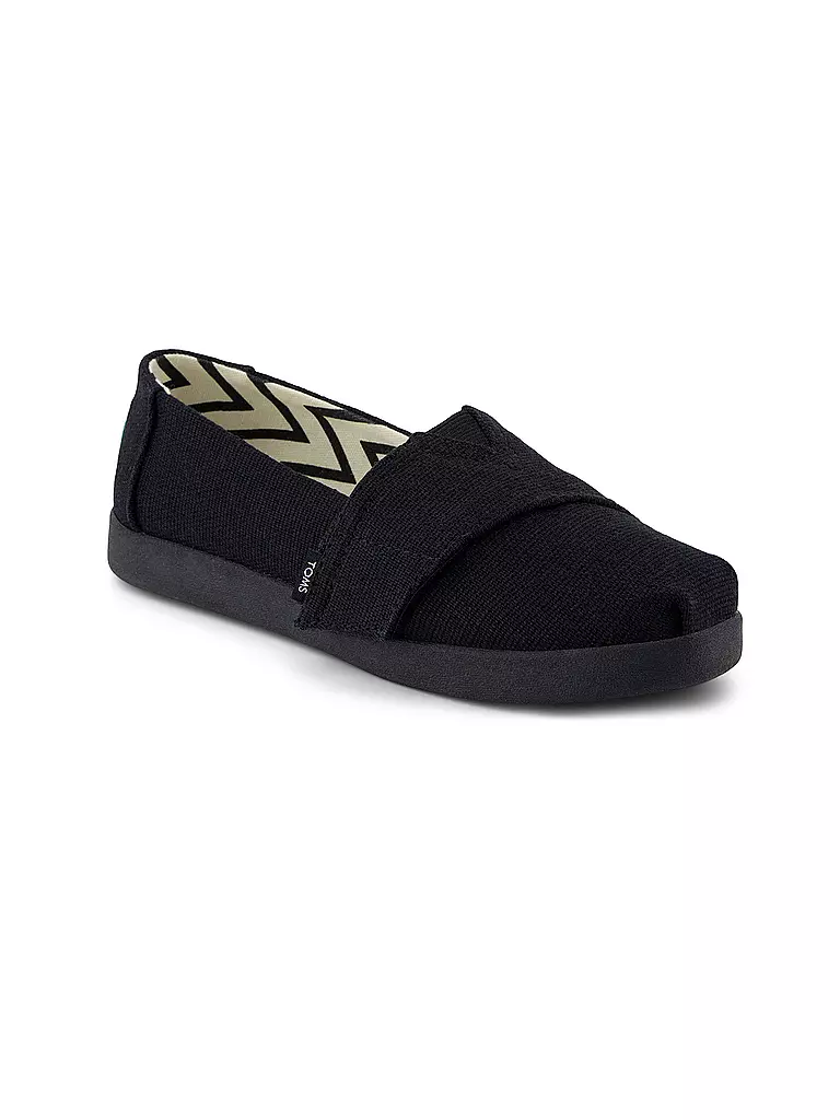 TOMS | Kinder Espadrilles ALPARGATA CLASSIC | schwarz