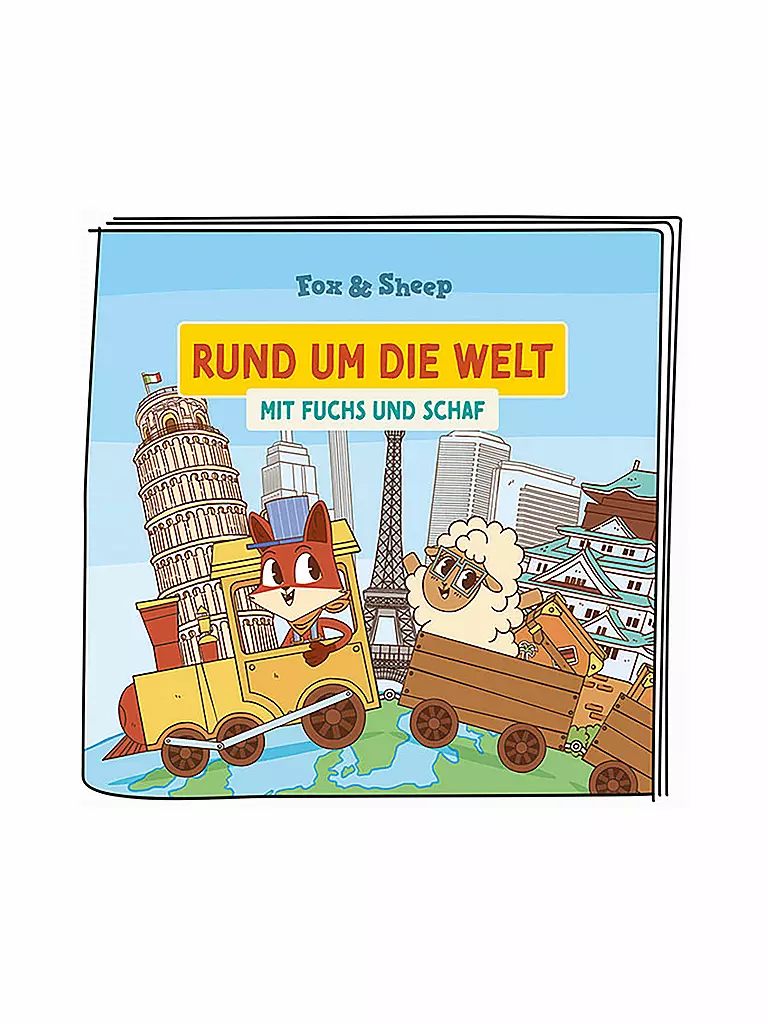 TONIES | Hörfigur - Rund um die Welt mit Fuchs und Schaf Osaka & Serengeti | keine Farbe