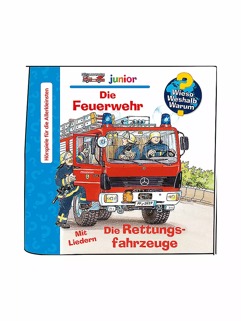 TONIES | Hörfigur - Wieso? Weshalb? Warum? junior - Die Feuerwehr/Die Rettungsfahrzeuge | keine Farbe