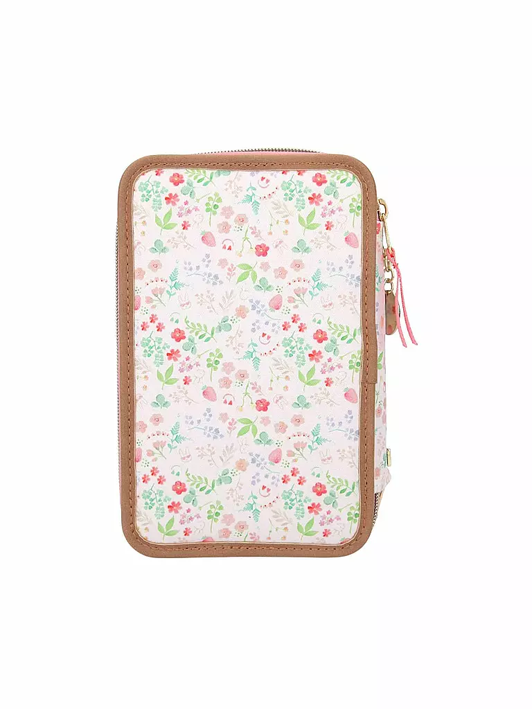 TOP MODEL | 3-fach Federtasche Flower Berry | keine Farbe