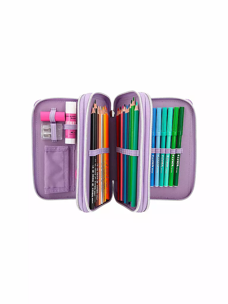TOP MODEL | Fantasy Model 3-fach Federtasche LED ICEFRIENDS | keine Farbe