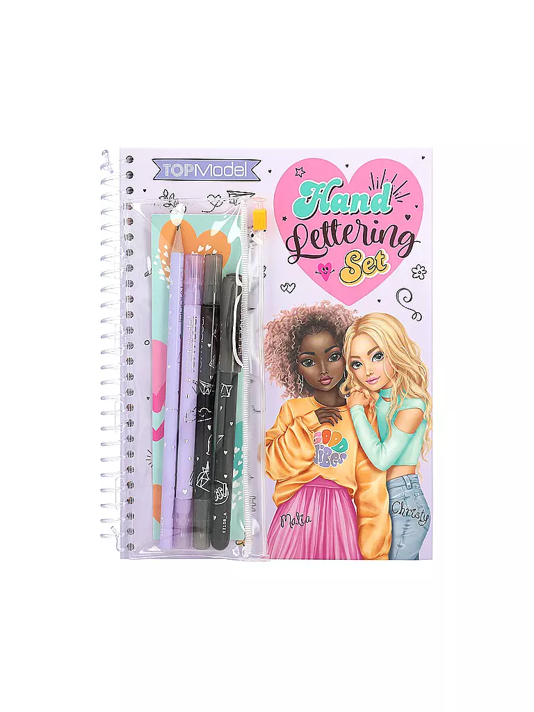 TOP MODEL | Malbuch-Set Handlettering | keine Farbe
