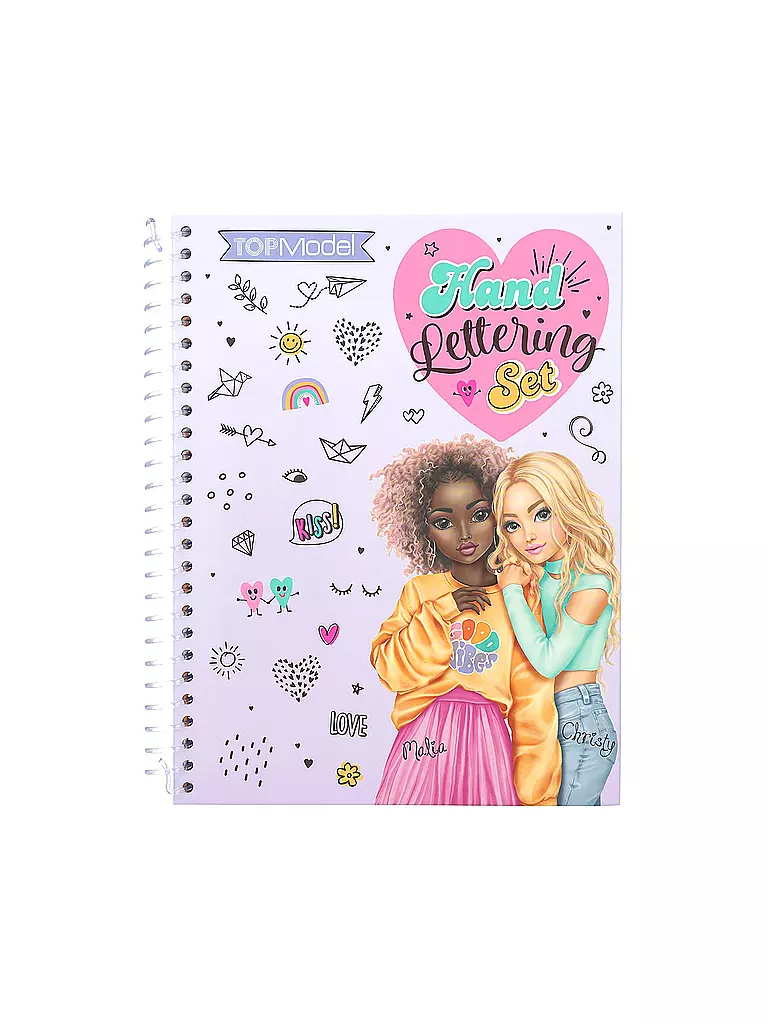 TOP MODEL | Malbuch-Set Handlettering | keine Farbe
