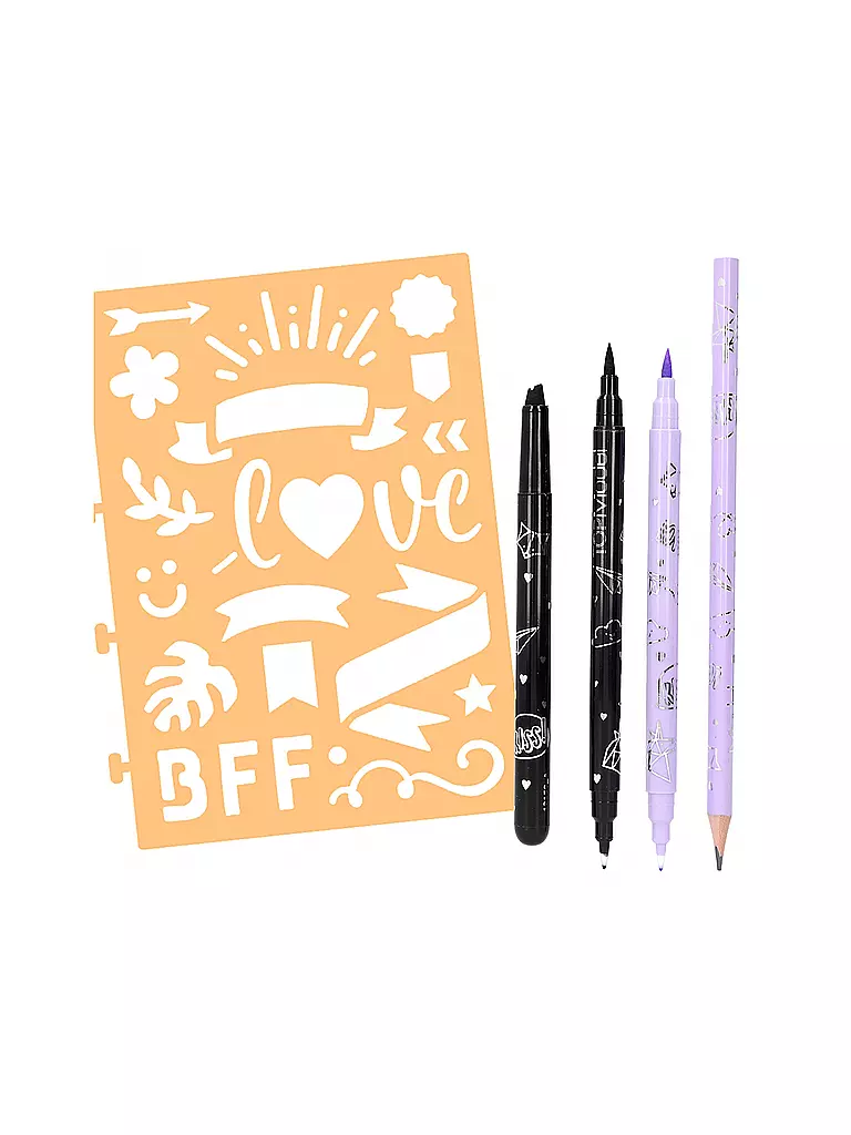 TOP MODEL | Malbuch-Set Handlettering | keine Farbe