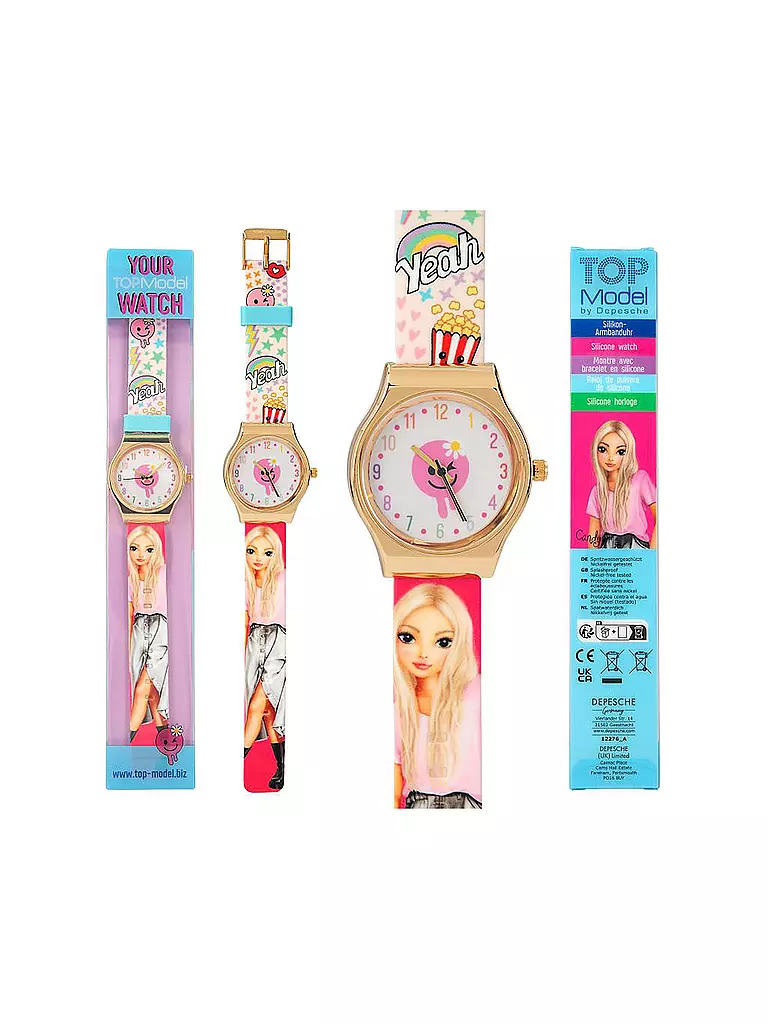TOP MODEL | Top Model Silikon Armbanduhr | keine Farbe
