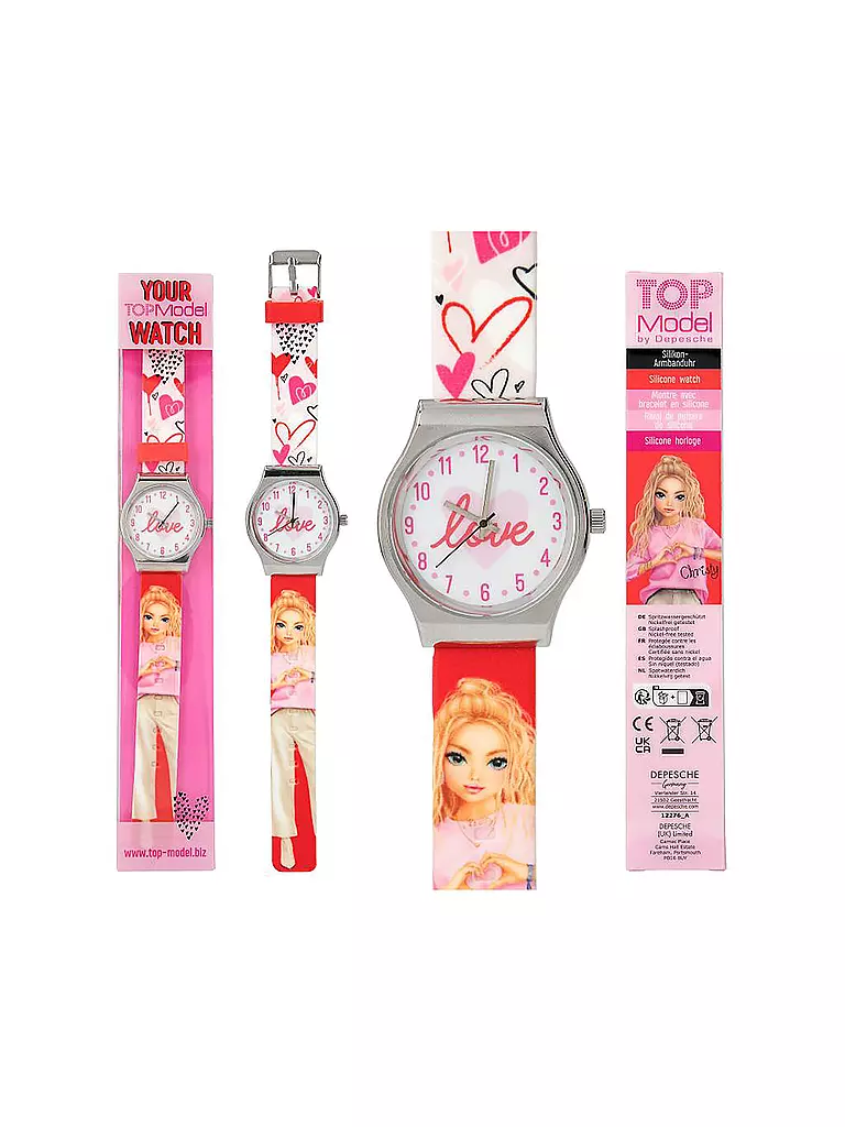 TOP MODEL | Top Model Silikon Armbanduhr | keine Farbe