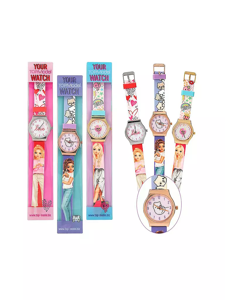 TOP MODEL | Top Model Silikon Armbanduhr | keine Farbe