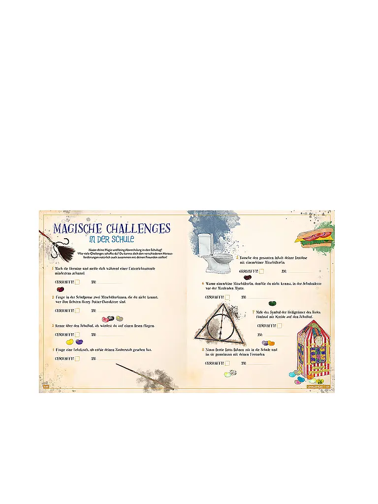 TOPP / FRECH VERLAG | Buch - Mein inoffizielles Harry-Potter-Zauberbuch für magische Schulpausen. Zauberhafte Beschäftigungen, Rätsel, Challenges und mehr Hart  Marisa Hart Lillian | bunt