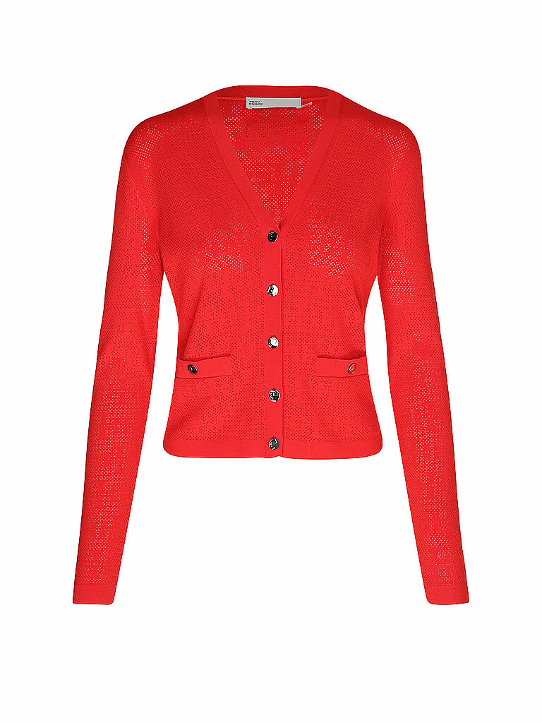 TORY BURCH Strickjacke rot | S