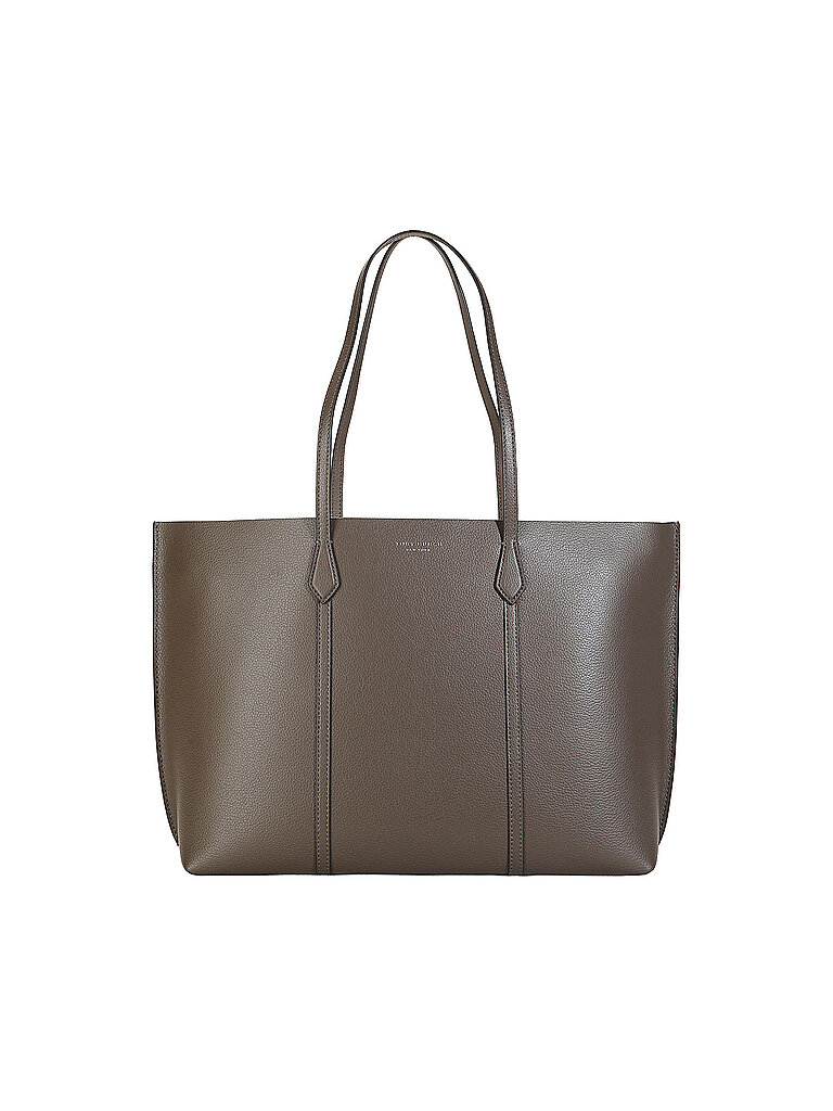 TORY BURCH Ledertasche - Shopper PERRY olive