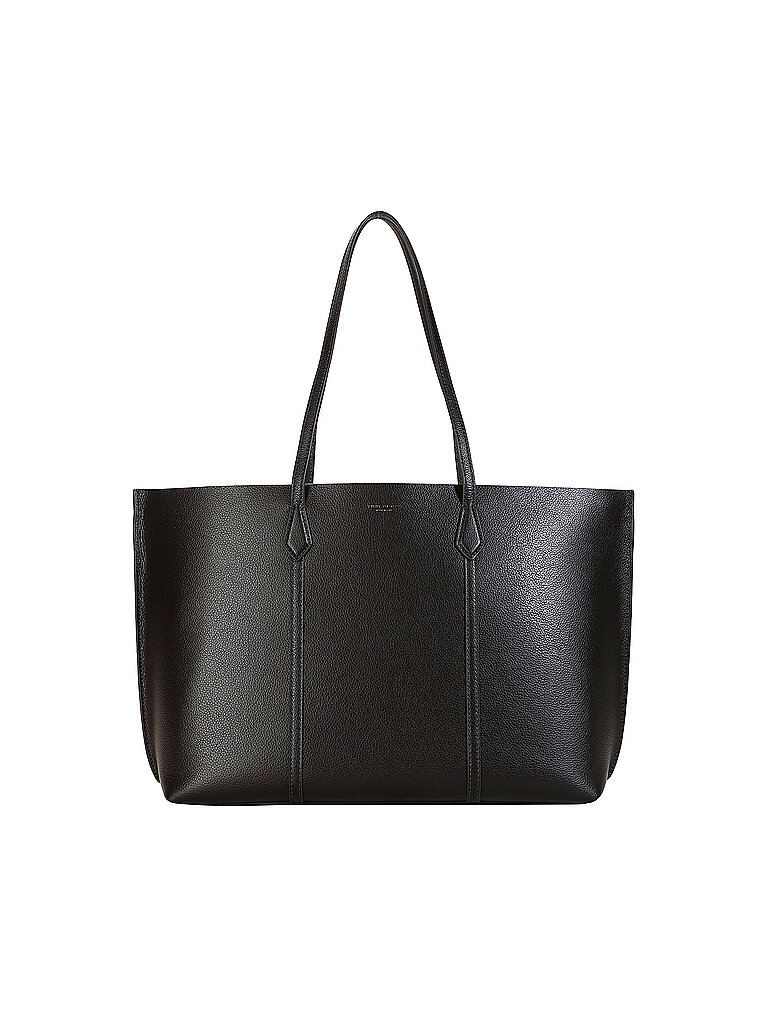 TORY BURCH Ledertasche - Shopper PERRY braun