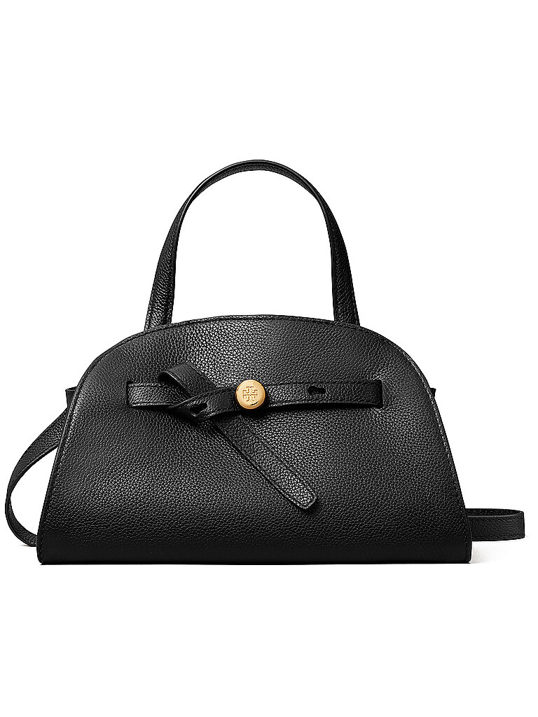 TORY BURCH Ledertasche - Henkeltasche ROMY Small schwarz