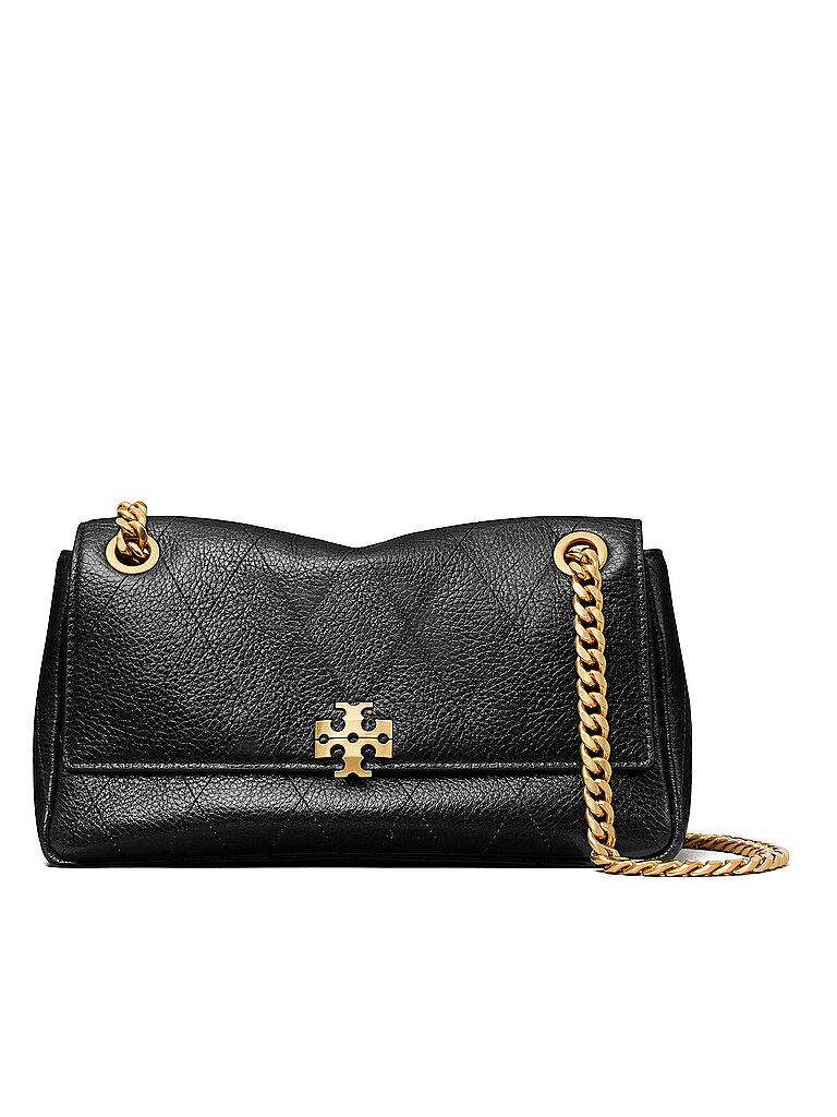 TORY BURCH Ledertasche - Schultertasche CHARLIE Small schwarz