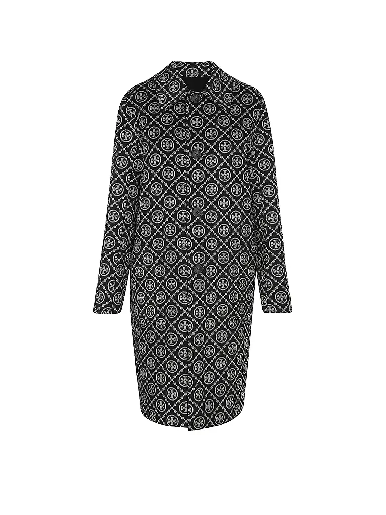 TORY BURCH |  Wende Wollmantel | schwarz