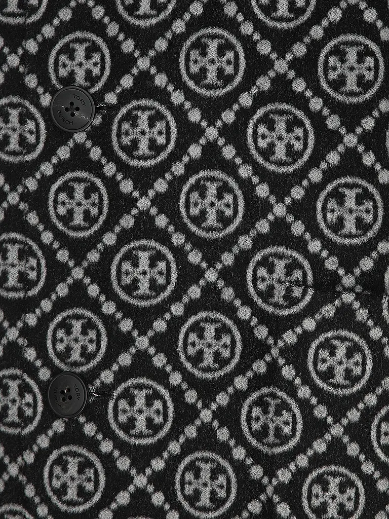 TORY BURCH |  Wende Wollmantel | schwarz