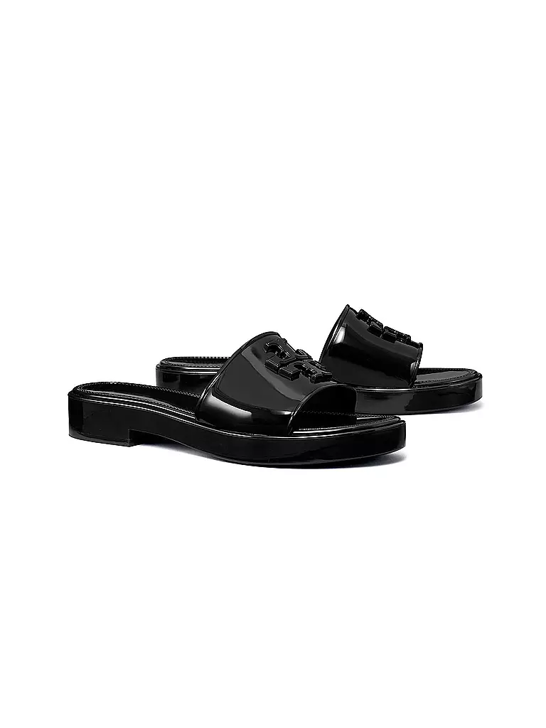 TORY BURCH | Badeschuhe - Pantoletten ELEANOR JELLY SLIDE | schwarz