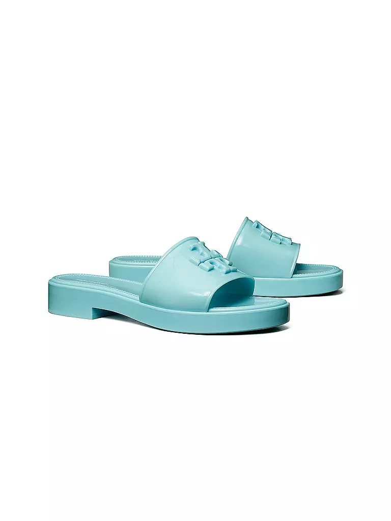 TORY BURCH | Badeschuhe - Pantoletten ELEANOR JELLY SLIDE | blau