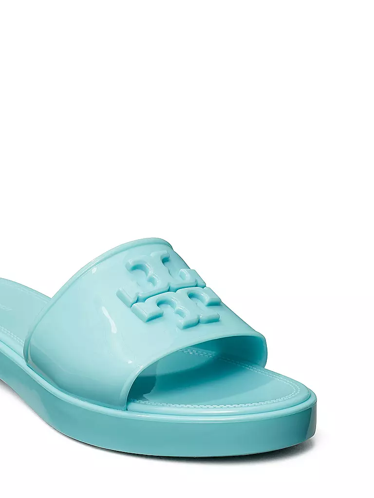 TORY BURCH | Badeschuhe - Pantoletten ELEANOR JELLY SLIDE | blau