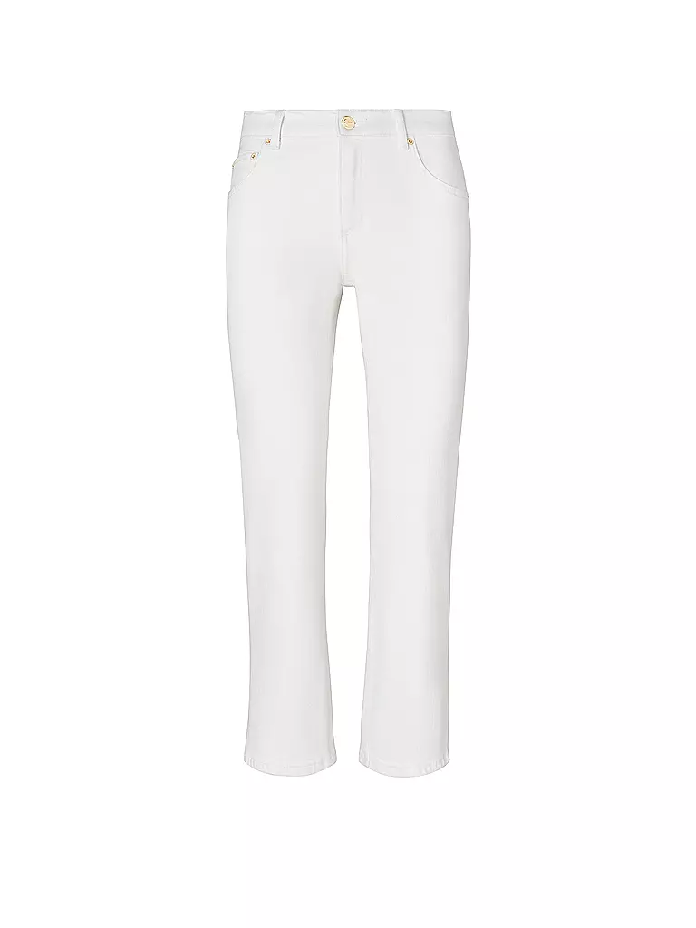 TORY BURCH | Jeans Flared Fit 7/8  | weiss