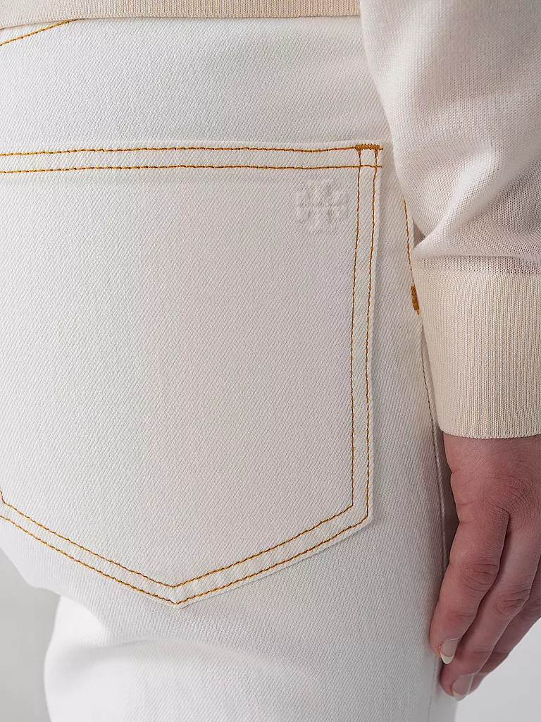 TORY BURCH | Jeans Flared Fit | weiss