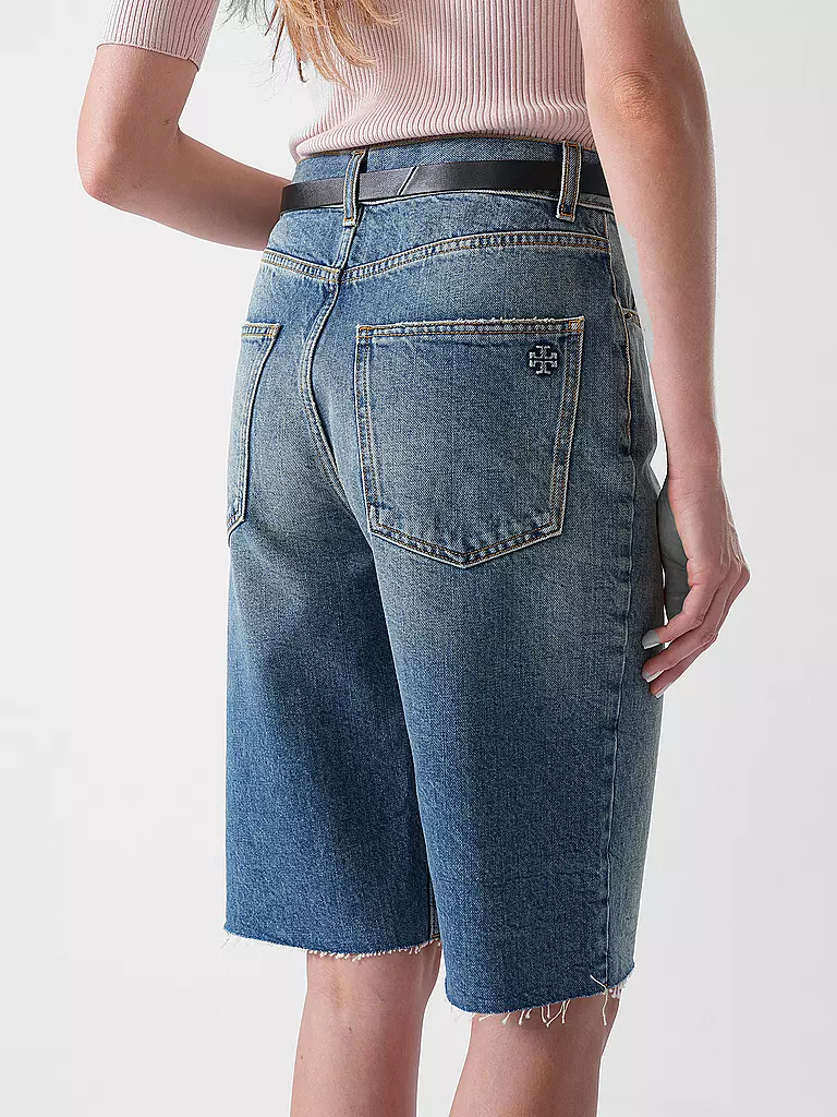 TORY BURCH | Jeansshorts  | blau