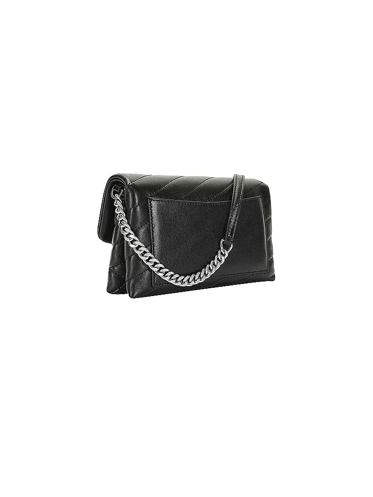 TORY BURCH | Ledergeldtasche CHAIN WALLET | schwarz