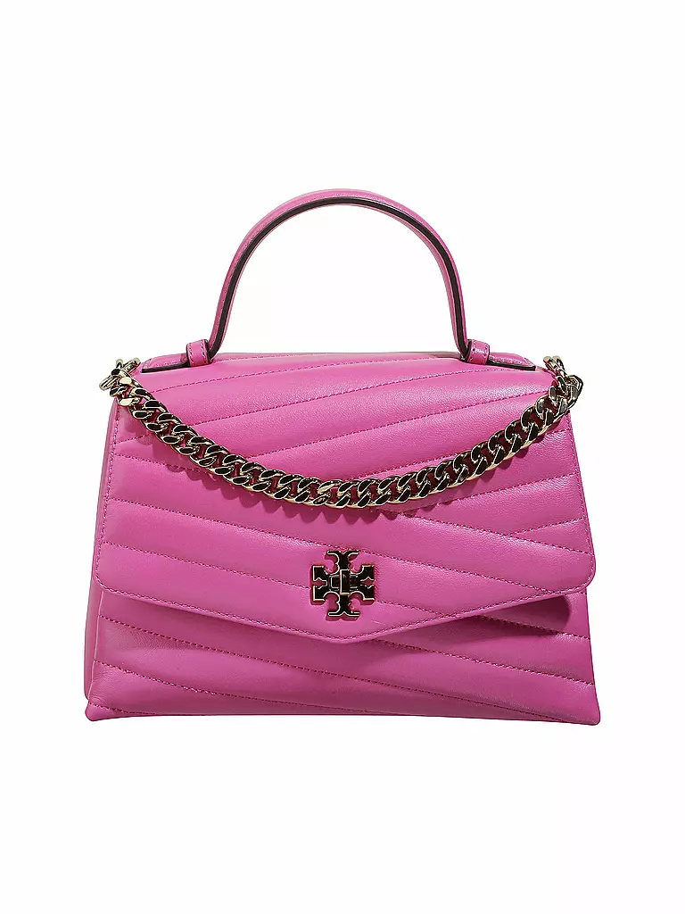 TORY BURCH | Ledertasche "Kira Chevron" | pink