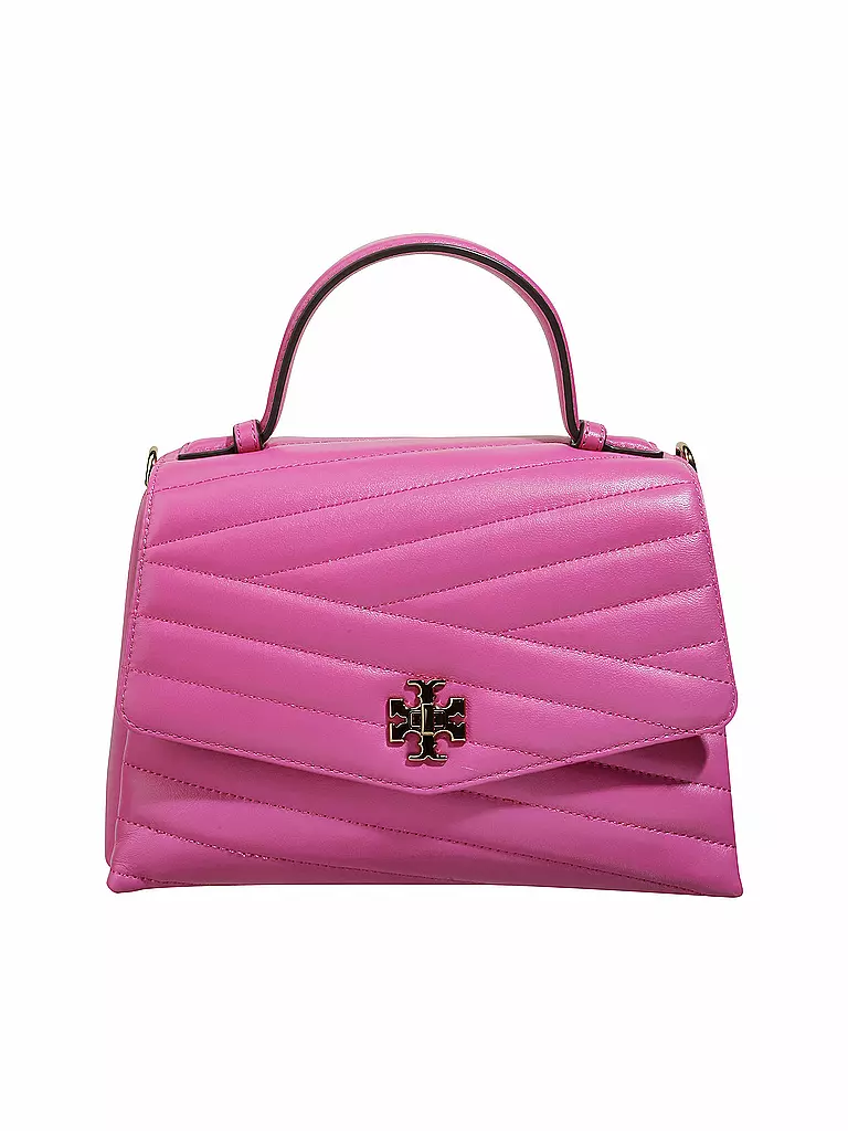 TORY BURCH | Ledertasche "Kira Chevron" | pink