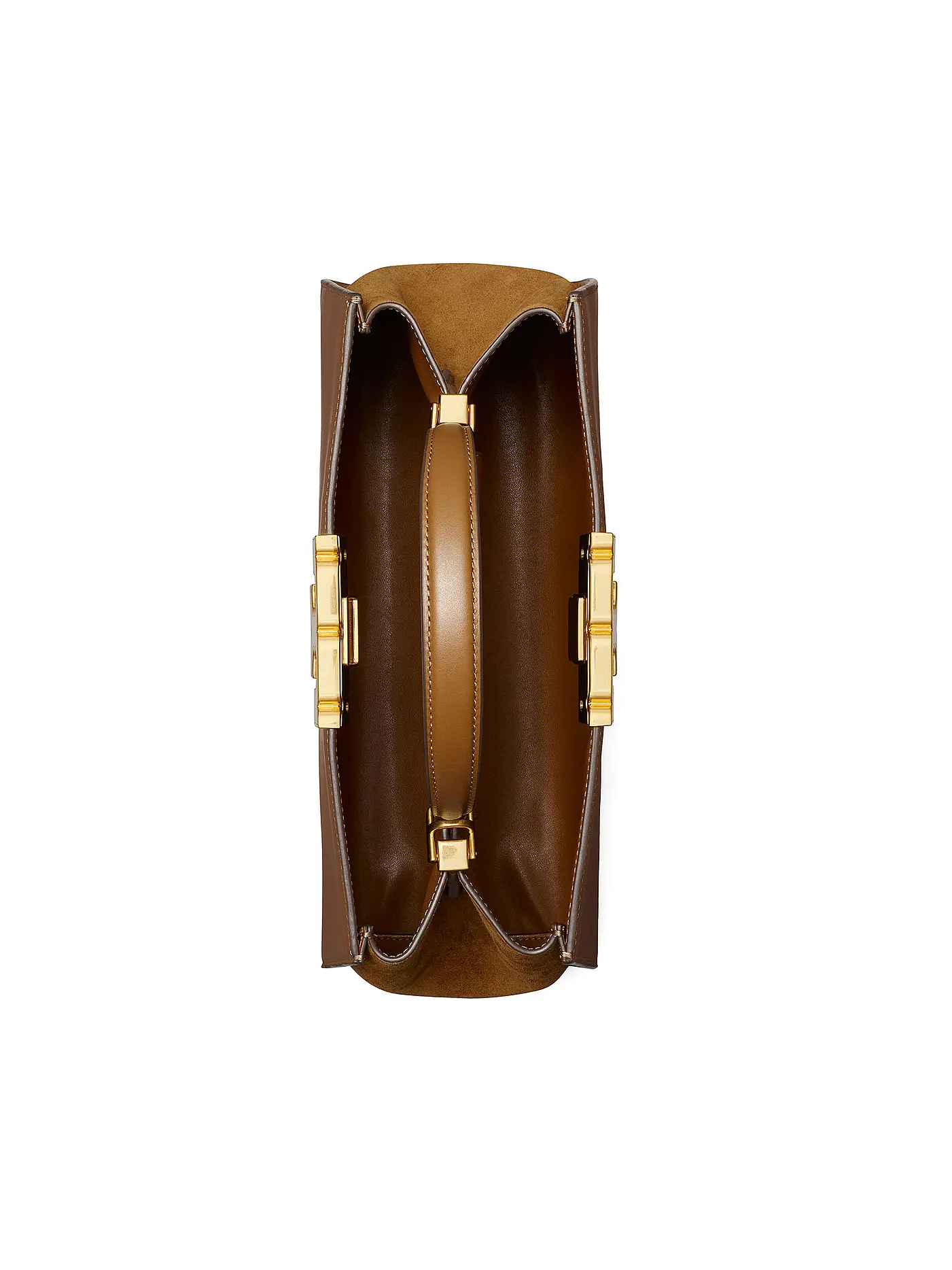 TORY BURCH | Ledertasche - Henkeltasche ELEANOR  | braun