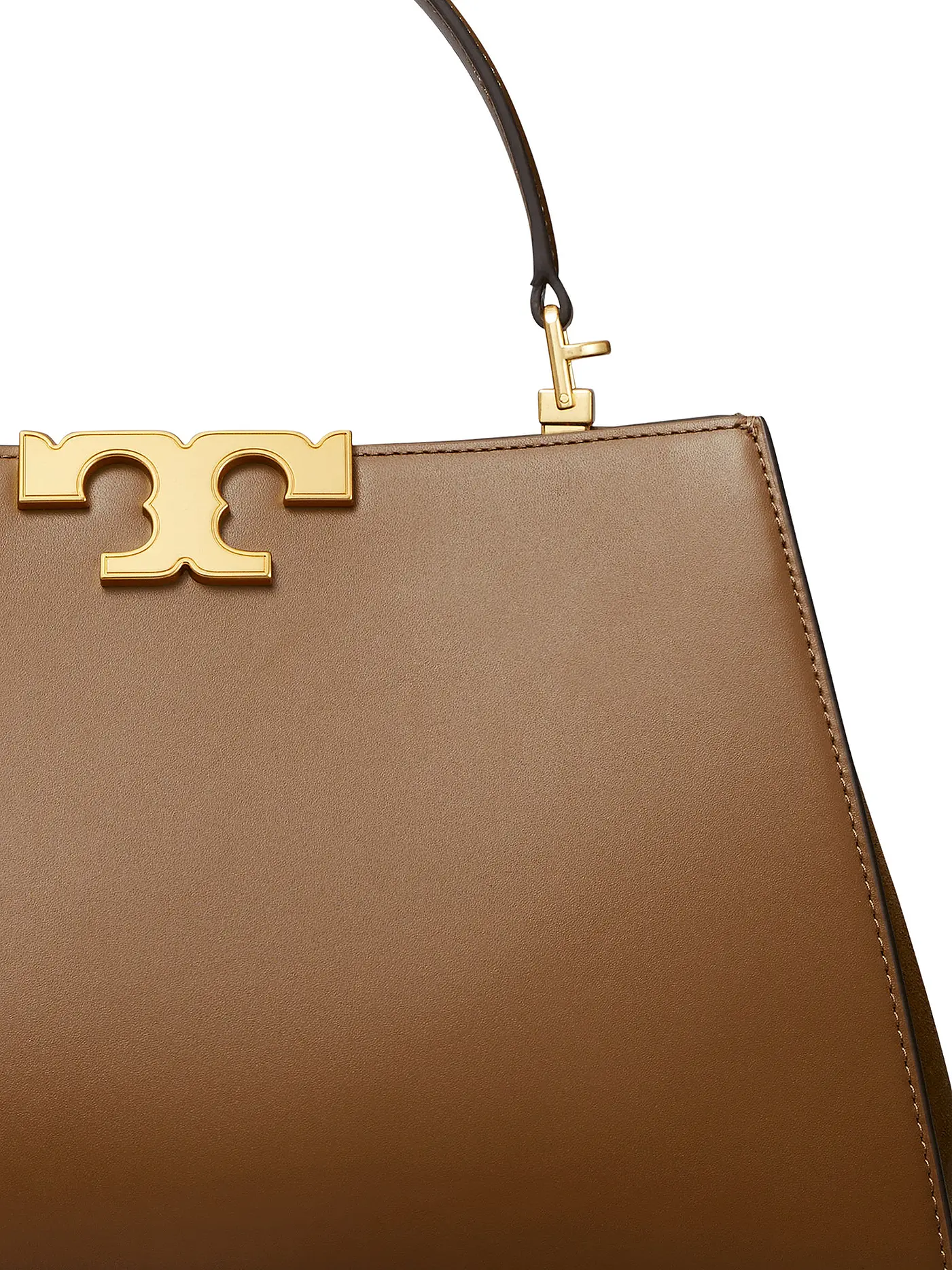 TORY BURCH | Ledertasche - Henkeltasche ELEANOR  | braun