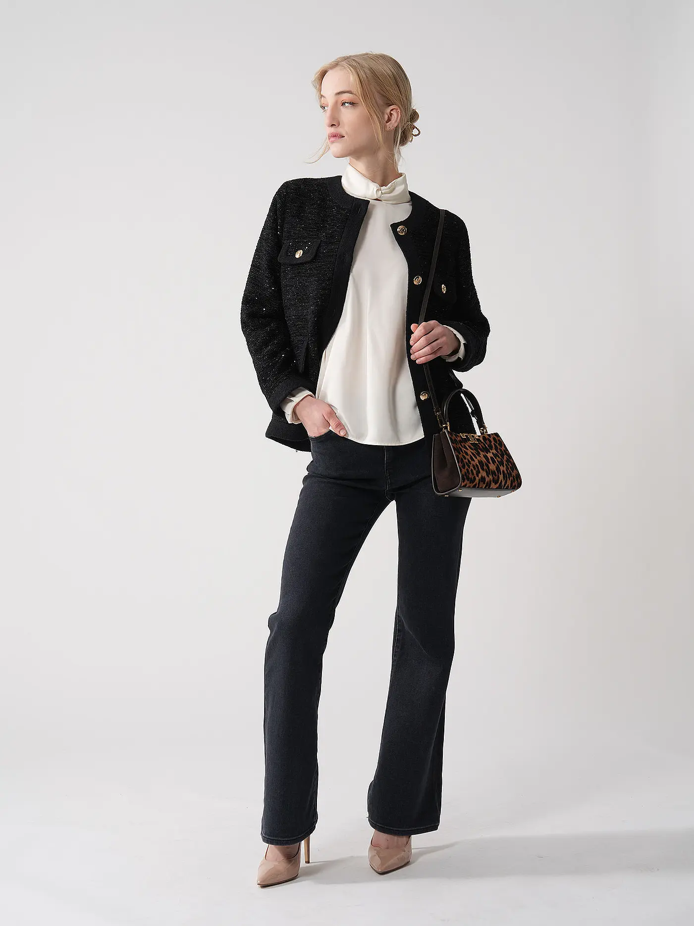 TORY BURCH | Ledertasche - Henkeltasche ELEANOR Mini | braun