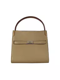 TORY BURCH | Ledertasche - Henkeltasche LEE RADZIEILL Small  | beige