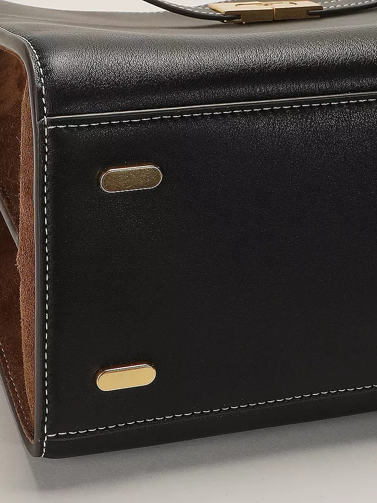 TORY BURCH | Ledertasche - Henkeltasche LEE | schwarz