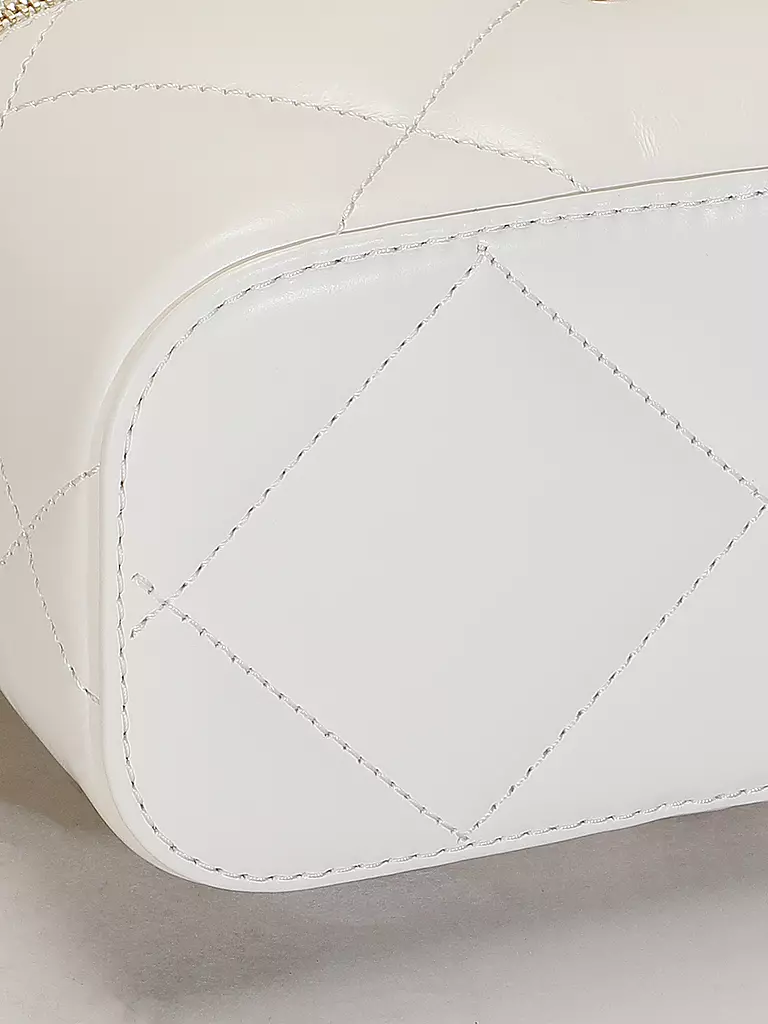 TORY BURCH | Ledertasche - Kosmetiktasche KIRA | weiss