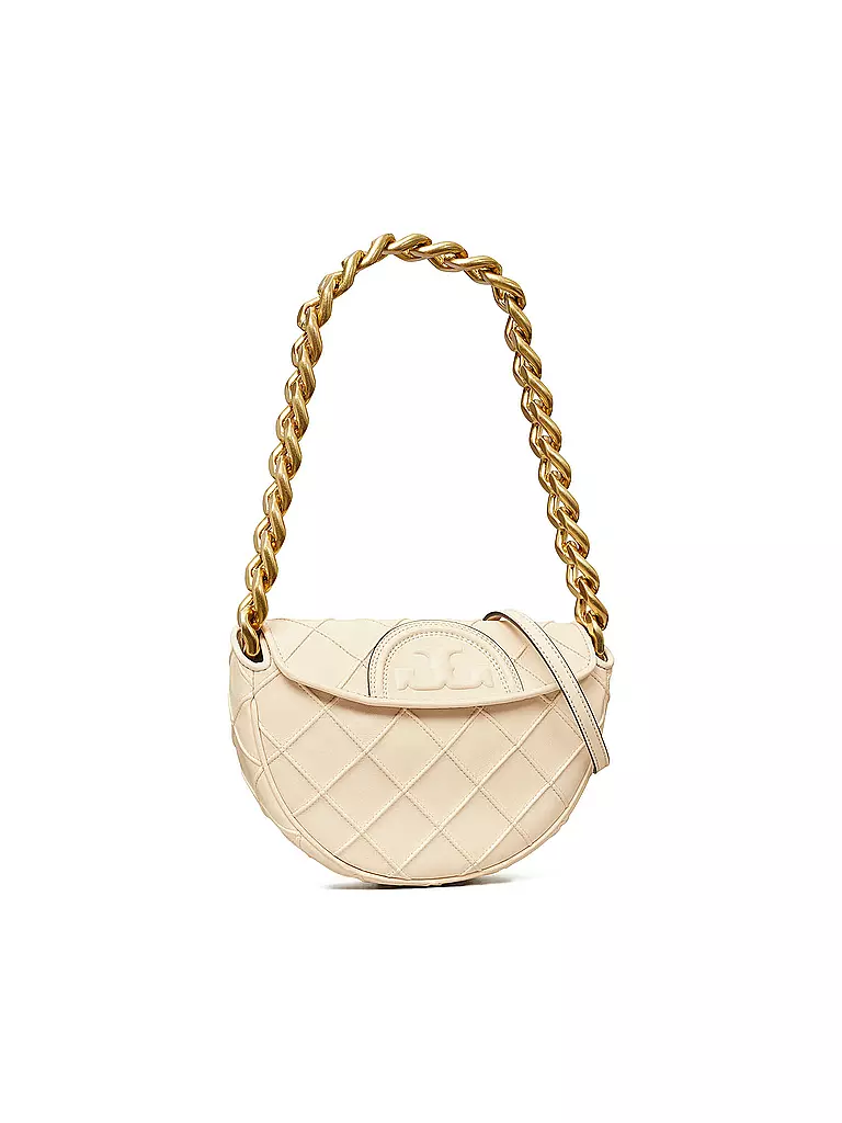 TORY BURCH | Ledertasche - Mini Bag FLEMING MINI | creme