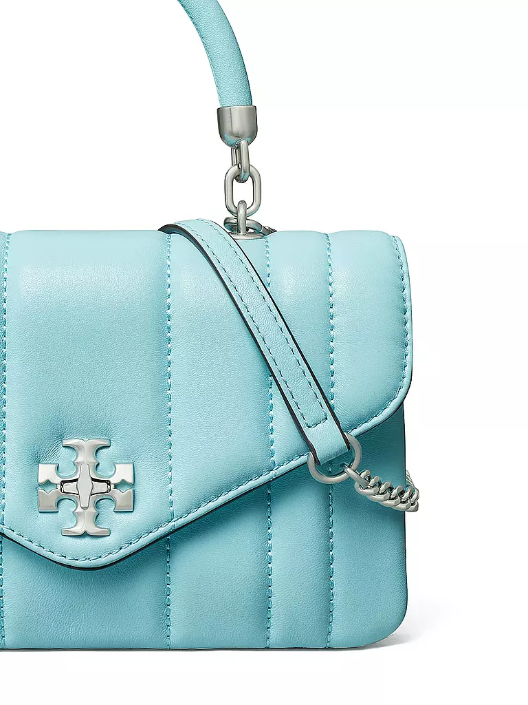 TORY BURCH | Ledertasche - Mini Bag KIRA | hellblau