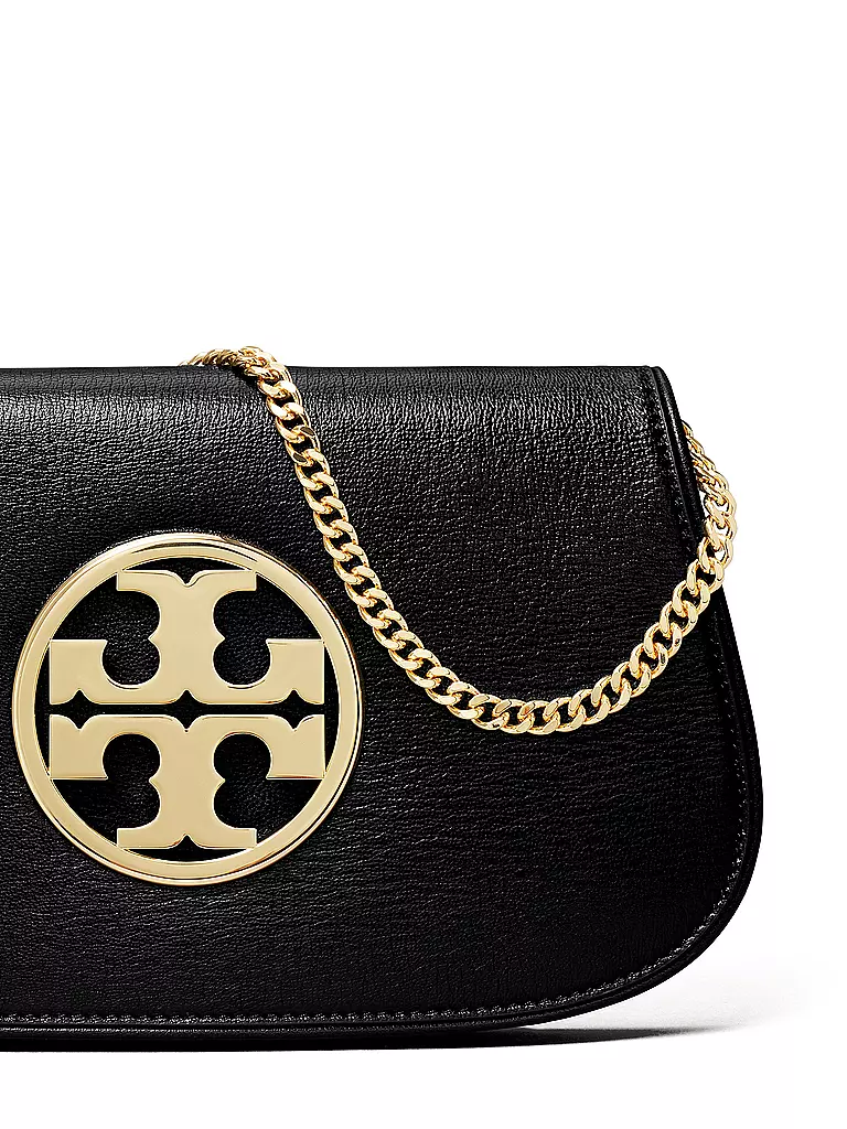 TORY BURCH | Ledertasche - Minibag REVA  | schwarz