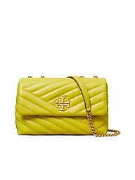 TORY BURCH | Ledertasche - Schultertasche KIRA CHEVRON Small | gelb