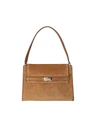 TORY BURCH | Ledertasche - Schultertasche LEE RADZIWILL Large | Camel